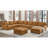 Leather Match Large Seating Modular Sectional