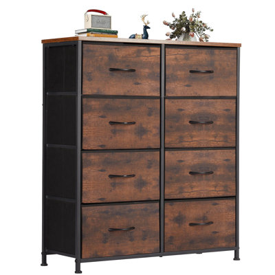 Commode double 8 tiroirs l 31,5 po
