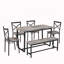 Ensemble de table de cuisine 6 pièces pour la cuisine-293319396-293319398