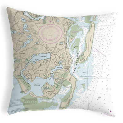 Coussin lombaire intérieur / extérieur Chatham Harbor, Ma
