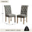 Chaise Parson rembourrée et capitonnée Charlotte-1786669758
