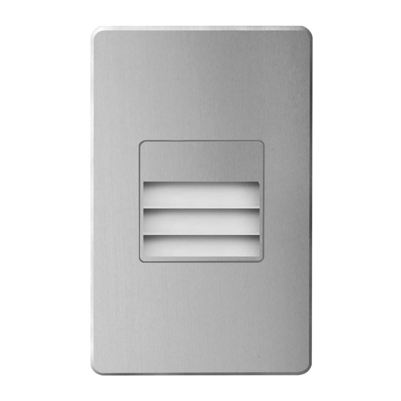 Townley Outdoor Flush Mount, Brushed Aluminum