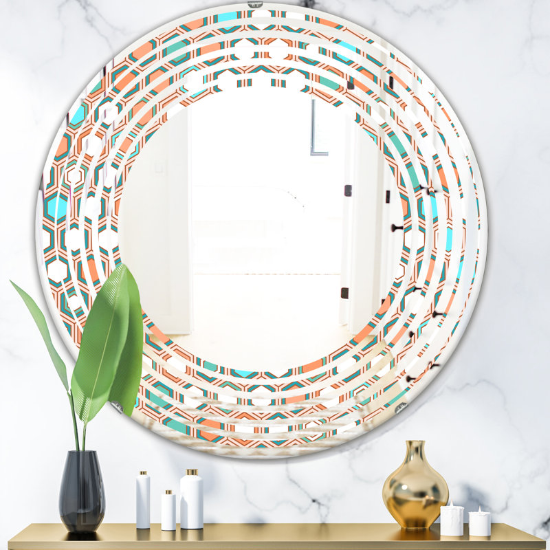 Miroir mural Hexagon, 31,5 po x 31,5 po