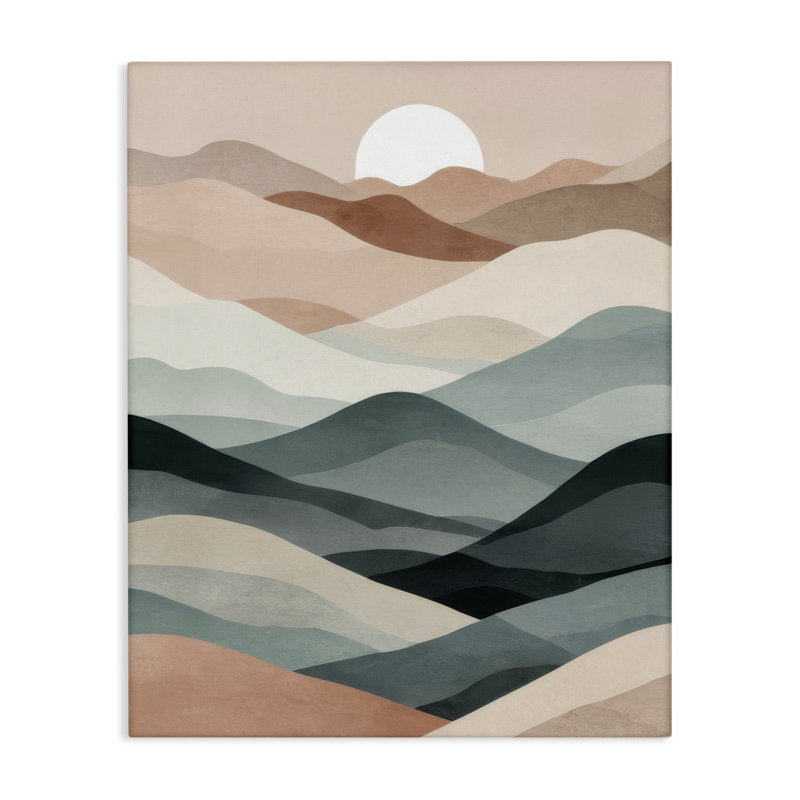 «Silent Dawn Landscape» par Denise Dundon, H 30 po x l 24 po