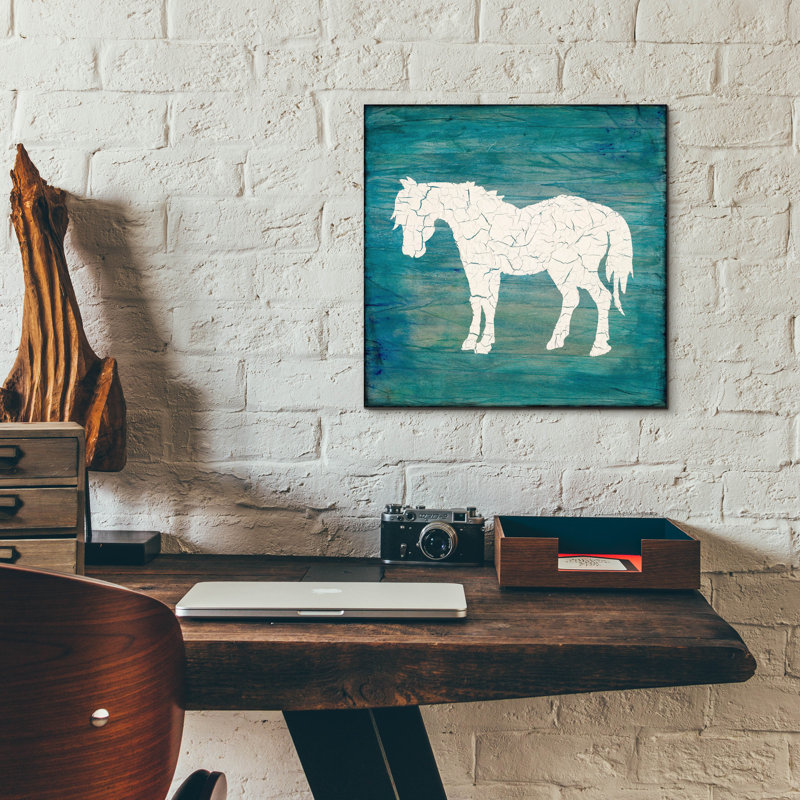 «Farm Horse» par Lightbox Journal, H 12 po x l 12 po x P 0,13 po