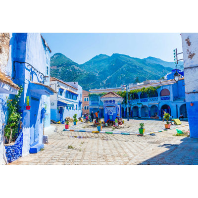 Chefchaouen par Stefanozaccaria - Photographie sur toile tendue