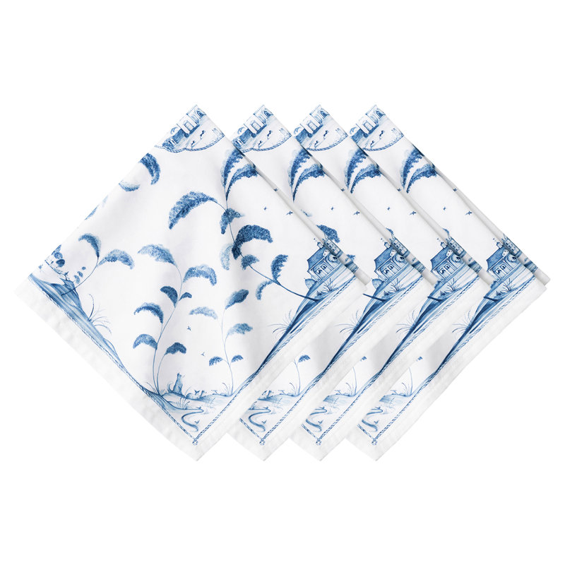Country Estate Harvest Napkin, Delft Blue