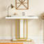Canapé console moderne en faux marbre avec lumières DEL