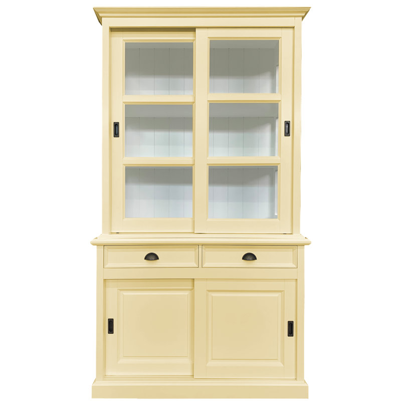 Benjamin-James Display Cabinet, Light Ivory
