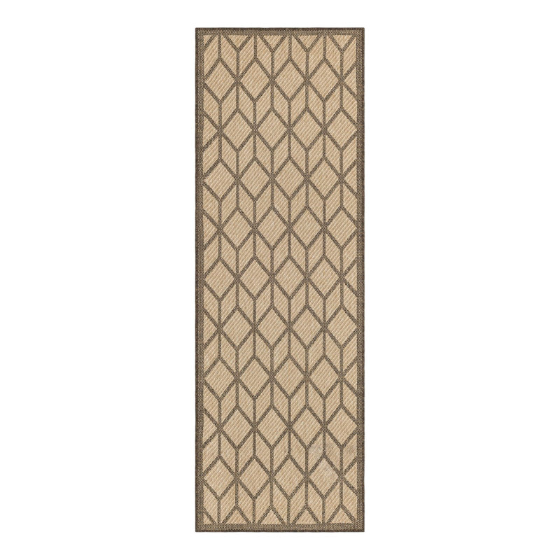 Geometric Indoor Rug, Runner 2'9" x 8'