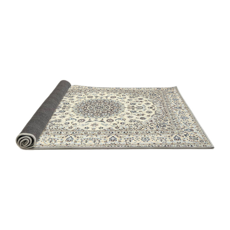 Tapis traditionnel beige / noir Glinski, Carré 5 pi