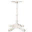 H27,95 Base de table en fonte avec 4 pieds en griffe de tigre, pied de table blanc