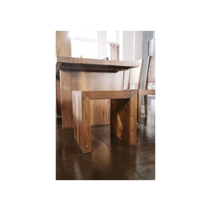 Duke Solid Wood Accent Stool
