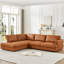 Canapé modulaire en cuir véritable Byrle-1515363760-1515363767