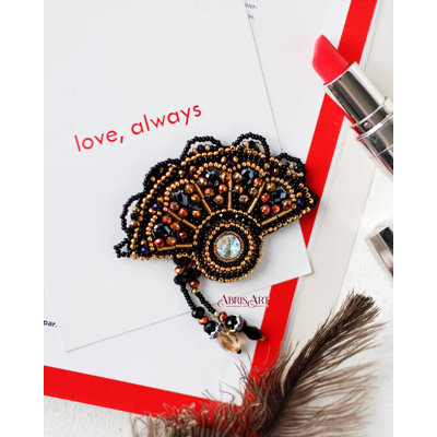 Fan Bead Embroidery Decoration Kit by Abris Art AD-098