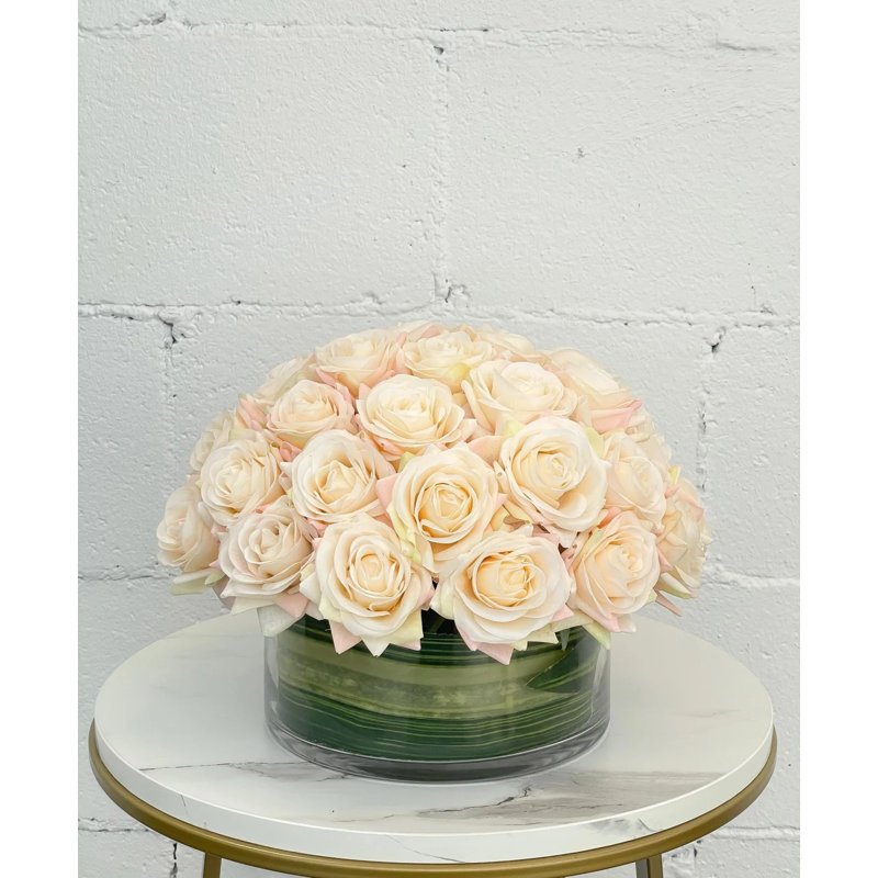 Arrangement d'hortensias dans un vase, Champagne 