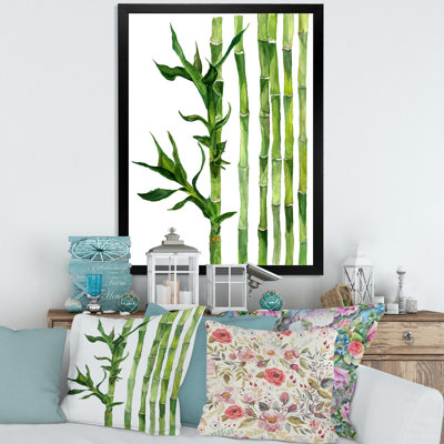 Bamboo Branches in the Forest III - Photographie de cadre photo sur toile