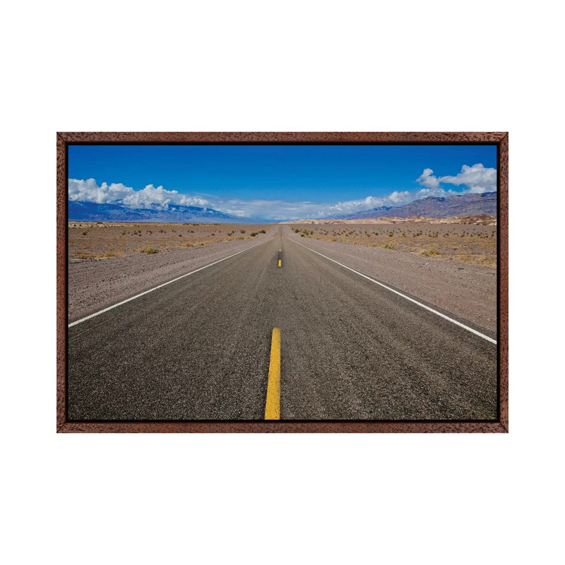 Death Valley Road To Nowhere 1 Piece Wall Art on Canvas, 66.04 cm H x 45.72 cm W, Classic Wood Framed