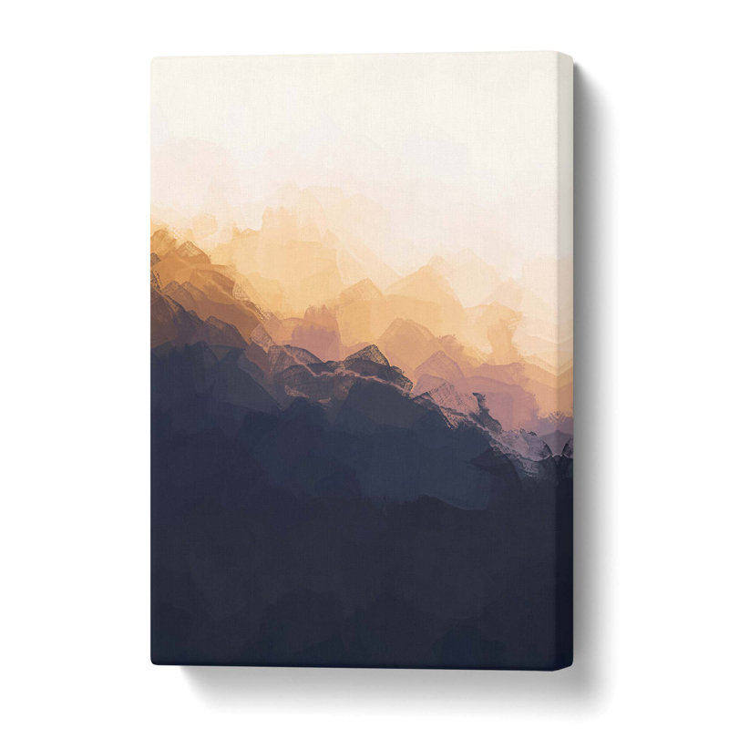 Sri Pada Adams Peak in Sri Lanka in Abstract - Wrapped Canvas, 50 cm H x 35 cm W