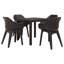Anabelle 4 - Person Patio Dining Set with Square Table