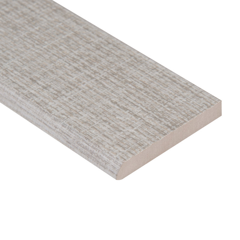 Gray Matte Porcelain Bullnose Wall Tile Trim