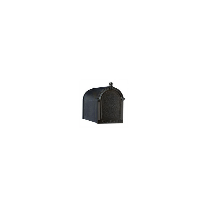 Black Streetside Mailbox, Black
