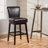 28-Inch PU Leather Counter Stool