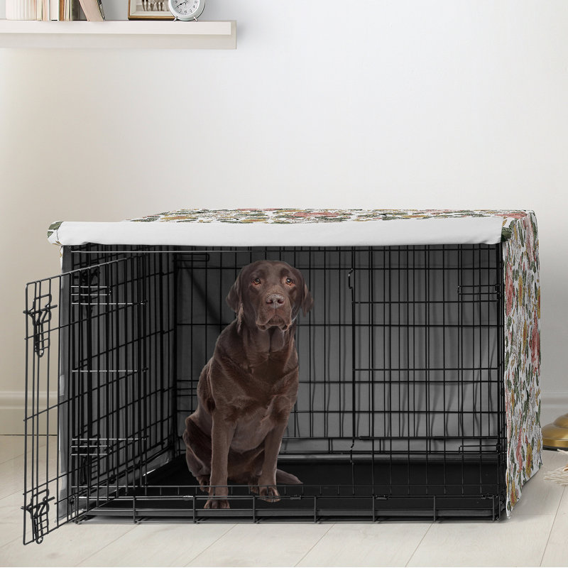 Housse de chenil pour chien Vintage Floral par Sweet Jojo Designs, H 30 po x l 42 po x P 28,5 po