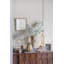 Plateau rectangulaire en marbre gris avec bords surélevés 12 po x 6 po