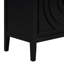 Buffet rétro noir avec construction - assure une armoire à long terme convenant à divers styles de décoration intérieure