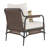 Hope Aluminum & Wicker Outdoor Lounge Chair with Cushions & Sunbrella Pillow-1709144229-1709144224