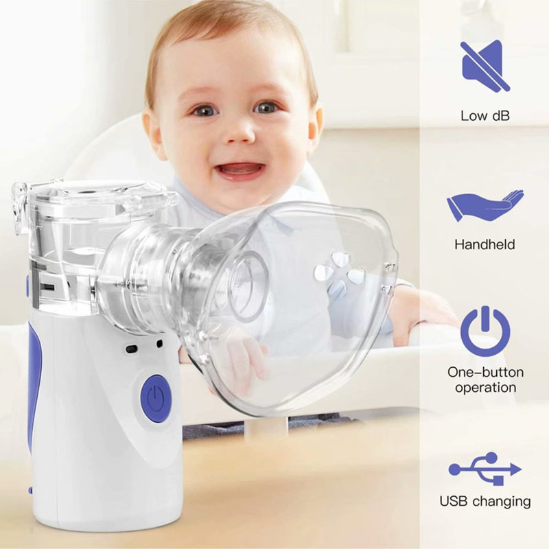 SolarEra Cool Mist Steam Console Humidifier with Adjustable Humidistat for 30 Cubic Feet, Blue