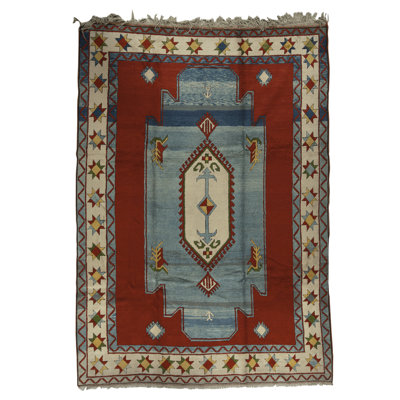 Wool Southwestern Area Rug