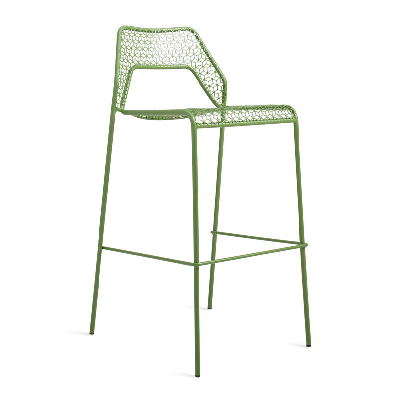 Hot Mesh Outdoor Stool, Green, Bar Stool (30.5" Seat Height)