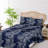 Foliage Microfiber Floral Sheet Set-197090172-197090148