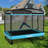 Gymax 6.25' x 4.08' Rectangle Backyard Trampoline with Safety Enclosure-61833813