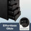 Armoire de rangement de bureau à tiroirs larges 16 po Loyse-586013321