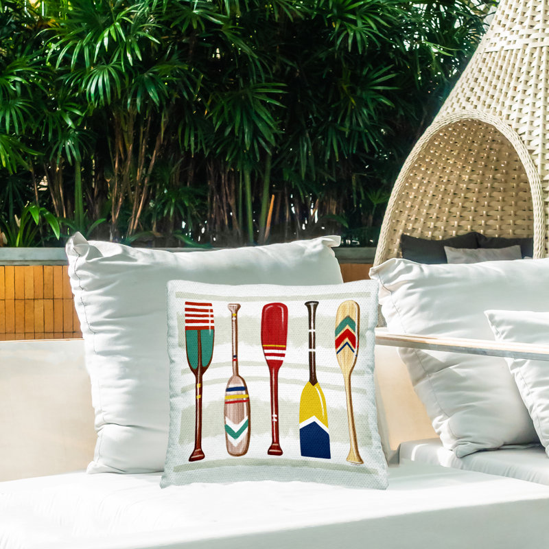 Coussin d'extérieur imprimé Lake Padins