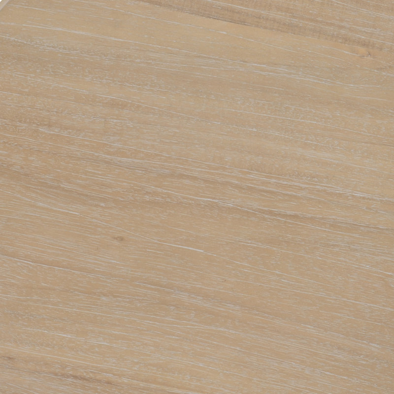 Table de bout à piédestal Fiama, H 22,25 po x l 17 po, Naturel