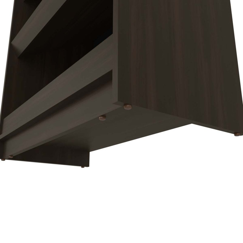 Wengue Shoe Rack With Open Storage