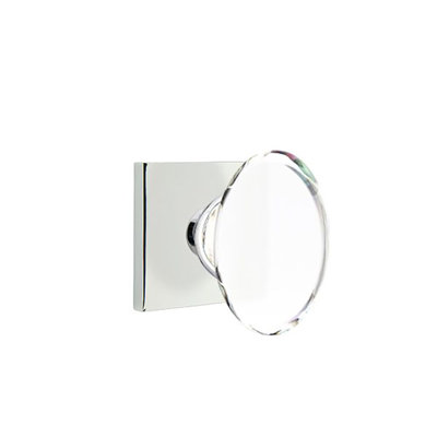 Double Dummy Hampton Crystal Knob with Square Rose