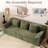 71" Corduroy Loveseat Sofa, 3-Seater Cloud Couch, Boneless Couch in a Box, Comfy Deep Seat Sofa with Memory Foam, Pillows and Wide Armrests, Modern Small Couches for Small Spaces, No Assembly(71 inch diagonal armrest)-450999604
