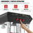 Popcorn Popper Machine with Cart  Popcorn Maker 850W 8 Oz 48 Cups Black