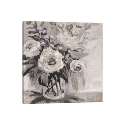 Delighted Neutral by Jeanette Vertentes - Wrapped Canvas Painting