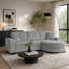 Canapé-lit modulaire rembourré en velours Corduroy-163659761