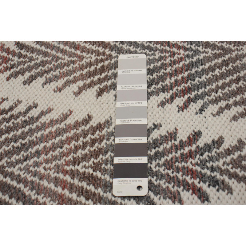 Kilim gris foncé Botsford 5 pi 0 po x 7 pi 9 po
