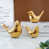 Gold 4Pcs Birds