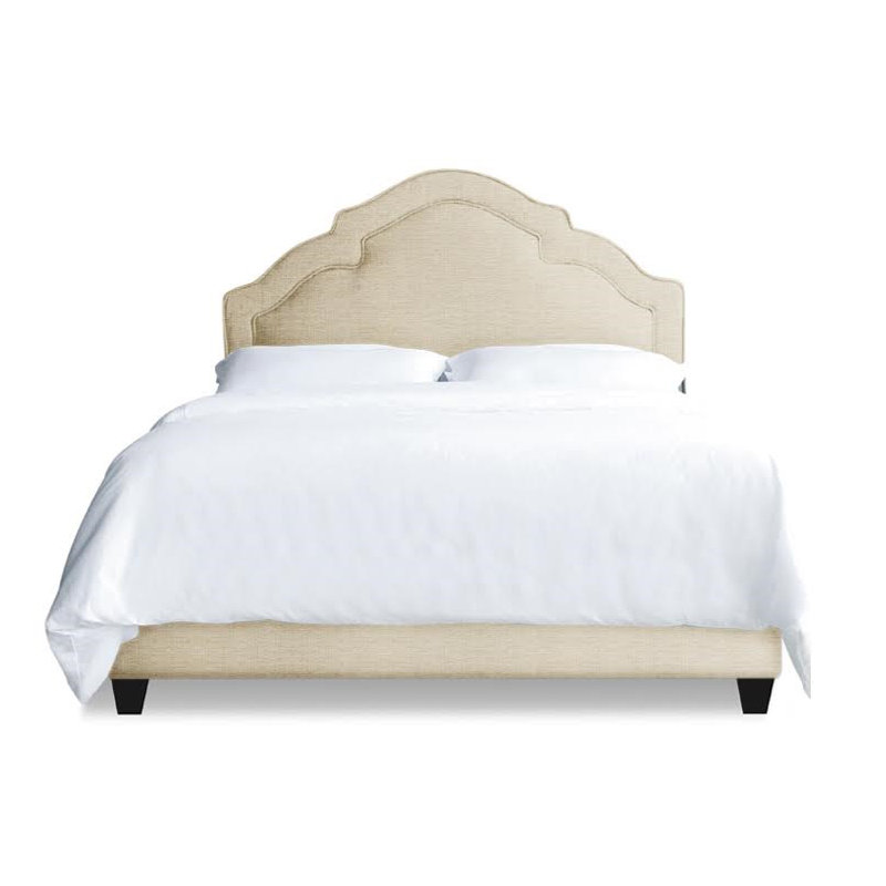 Sheila Upholstered Bed, Full, Natural