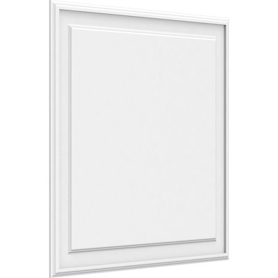 Panneau mural surélevé en PVC blanc Legacy