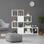 Catinia 109cm H x 120cm W Ladder Bookcase-2128225611